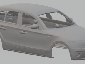 serie 1 printable body car 3D Print Model