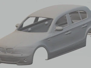 serie 1 printable body car 3D Print Model