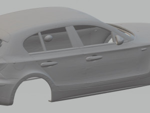 serie 1 printable body car 3D Print Model