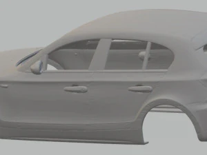 serie 1 printable body car 3D Print Model