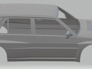 lancia delta 1982 printable body car 3D Принт Модель