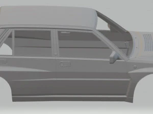 lancia delta 1982 printable body car 3D Print Model
