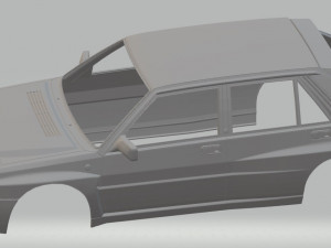 lancia delta 1982 printable body car 3D Принт Модель