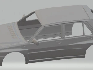 lancia delta 1982 printable body car 3D Print Model