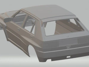 lancia delta 1982 printable body car 3D Print Model