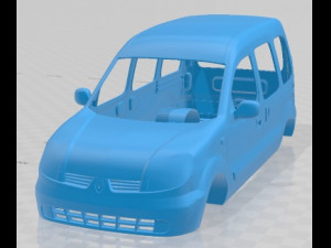 Renault kangoo printable body van 3D Print Model
