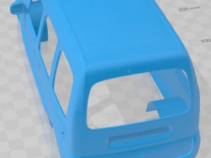 Renault kangoo printable body van 3D Print Model
