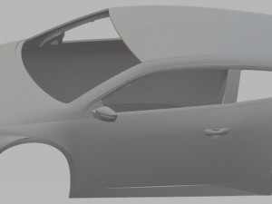 volkswagen scirocco printable body car 3D 打印模型