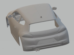volkswagen scirocco printable body car 3D 打印模型