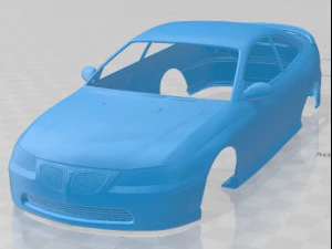 Pontiac GTO 2003 Yazdırılabilir Gövde Arabası 3D Baskı Modeli