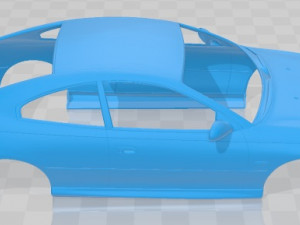 Pontiac GTO 2003 Printable Body Car 3D Принт Модель