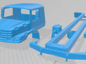 mercedes zetros printable truck 3D Print Model