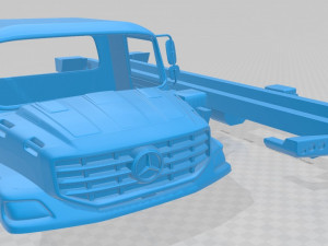 mercedes zetros printable truck Modèles 3D en vedette