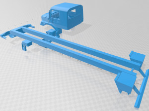 mercedes zetros printable truck Modèles 3D en vedette