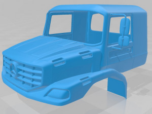 mercedes zetros printable truck Modèles 3D en vedette