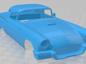 Thunderbird 1957 printable body car 3D-Druckmodell