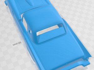 Thunderbird 1957 printable body car 3D-Druckmodell