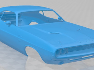 dodge challenger 1970 printable body car 3D 프린트 모델