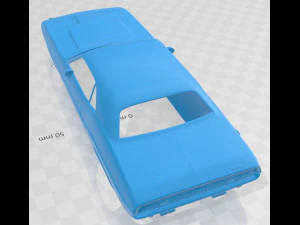 dodge challenger 1970 printable body car 3D Print Model
