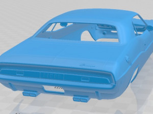 dodge challenger 1970 printable body car 3D 프린트 모델