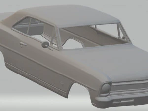 chevrolet nova ii 1966 printable body car 3D Print Model