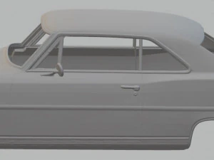 chevrolet nova ii 1966 printable body car 3D Print Model