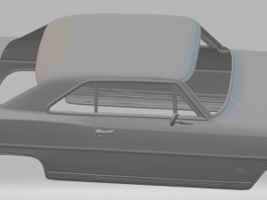 chevrolet nova ii 1966 printable body car Model do druku 3D