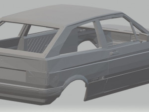 volkswagen gol g1 gt 1986 printable body car Modèles 3D en vedette