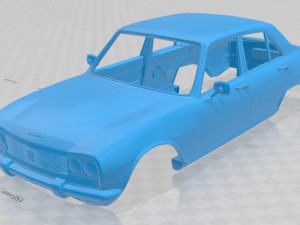 peugeot 504 printable body car 3D Принт Модель