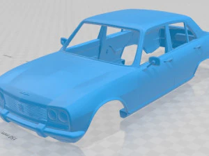 peugeot 504 printable body car 3D Print Model