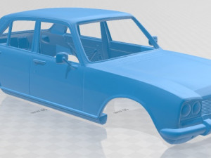 peugeot 504 printable body car Modelo de Impressão 3D