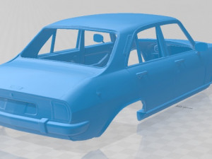 peugeot 504 printable body car Modelo de Impressão 3D