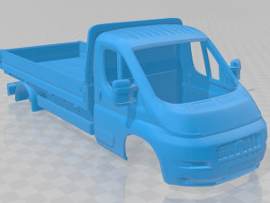 fiat ducato body truck printable Model Cetak 3D