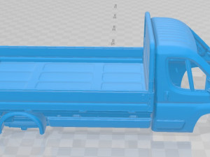 fiat ducato body truck printable Model Cetak 3D