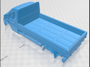 fiat ducato body truck printable Model Cetak 3D