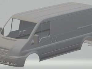 Furgonetka do transportu publicznego do wydrukowania Model do druku 3D