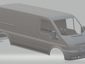 transit printable body van 3D प्रिंट मॉडल