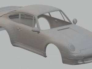 carro porsche 993 turbo para impress&atilde;o Modelo de Impressão 3D