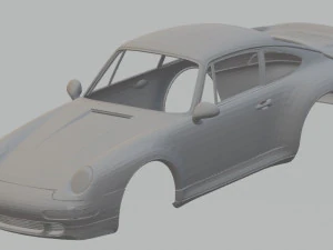 carro porsche 993 turbo para impress&atilde;o Modelo de Impressão 3D