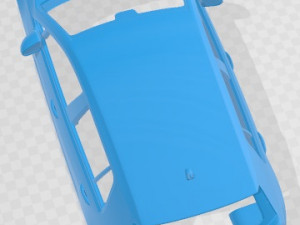 Volkswagen golf Gti MK7 Printable Body Car 3D Принт Модель