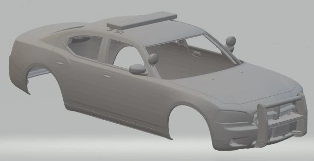 us police car printable body car 3D Print Model .c4d .max .obj .3ds .fbx .stl .blend