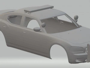us police car printable body car 3D Print Model