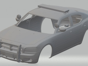 us police car printable body car Modello di stampa 3D