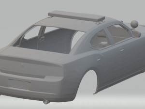 us police car printable body car Modello di stampa 3D