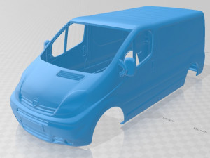 opel movano printable body van Model do druku 3D