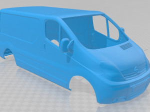 opel movano printable body van 3Dプリントモデル