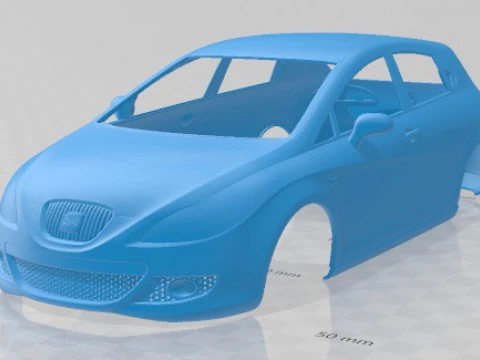 Seat leon 2008 printable body car 3D Print Model
