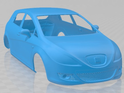 Seat leon 2008 printable body car Modelo de Impressão 3D