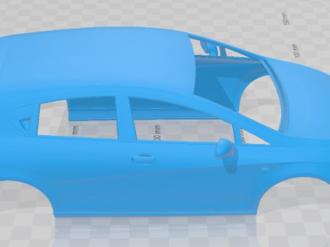 Seat leon 2008 printable body car Modelo de Impressão 3D