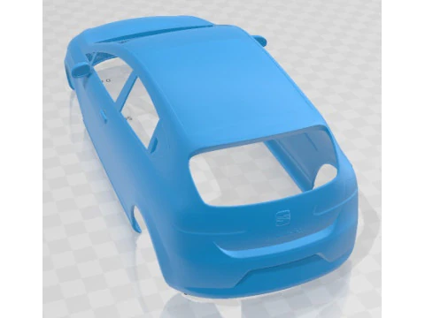 Seat leon 2008 printable body car 3D Print Model